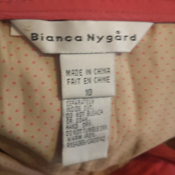 Bianca Nygard coral colored mini skirt - Picture 2 of 14